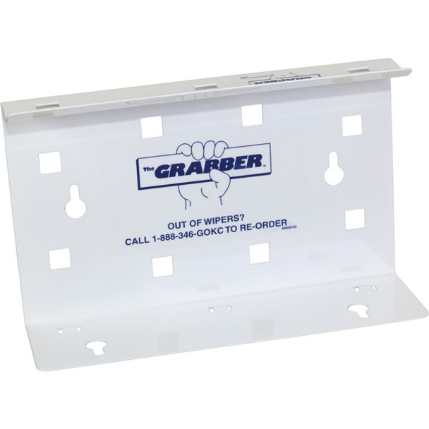 Wypall The Grabber Dispenser for WypAll Wipes - 5.9" Height x 9.4" Width x 2.8" Depth - White - 12 / Carton
