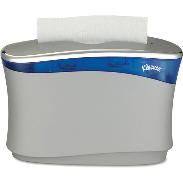 Kleenex Folded Towel Dispenser - 9" Height x 13.3" Width x 5.2" Depth - Soft Gray - 1 / Carton