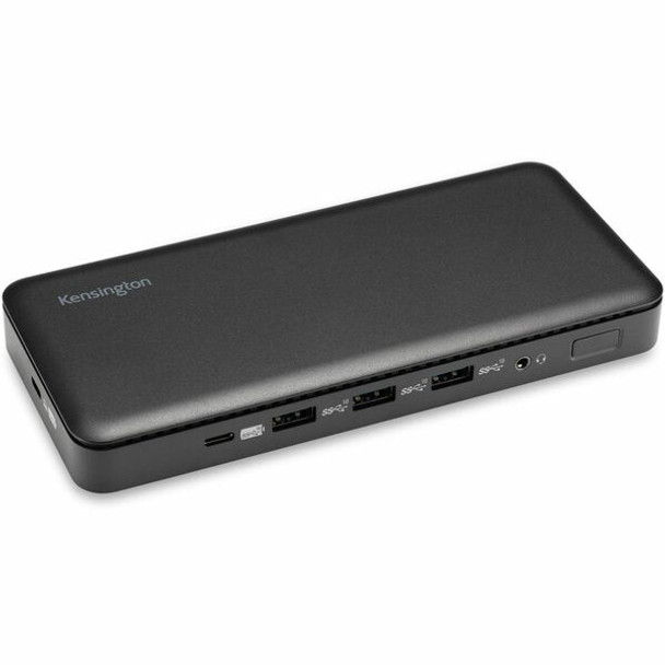 Kensington USB-C Triple Video Docking Station - for Notebook/Monitor - USB Type C - 3 Displays Supported - 4K, Full HD - 3840 x 2160, 1920 x 1080 - USB Type-C - Black - Wired - Windows 10 - 85W