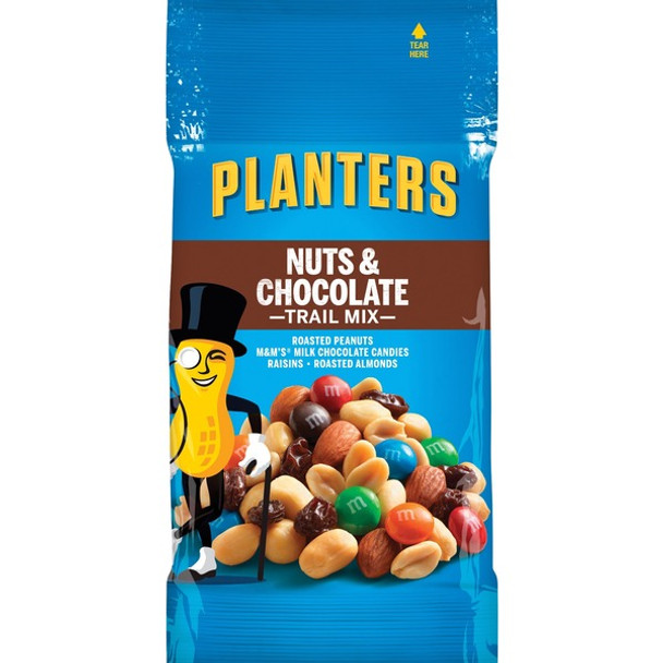 Hormel Foods Nuts & Chocolate Trail Mix - Chocolate, Nutty - 2 oz - 72 / Carton