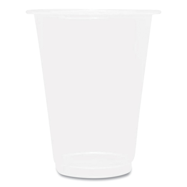 PET Plastic Cups, 7 oz, Clear, 1,000/Carton