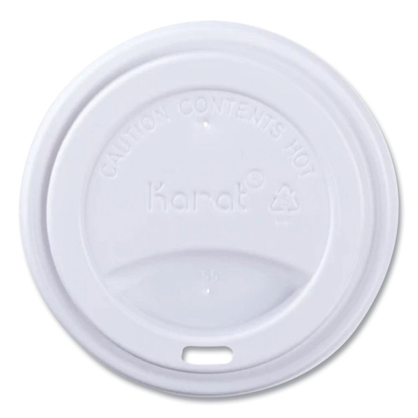 Hot Cup Lids, Fits 10 oz to 24 oz Paper Hot Cups, Sipper Lid, White, 1,000/Carton