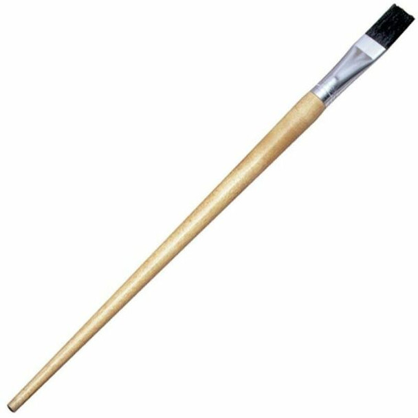 CLI Long Handle Easel Brushes - 1 Brush(es) - 0.75" Bristle Wood - Aluminum Ferrule