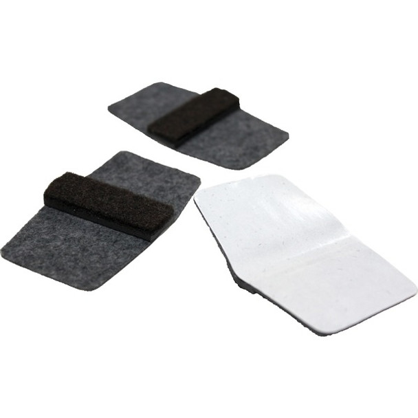 Lorell Wraparound Floor Savers - Gray - 100/Bag