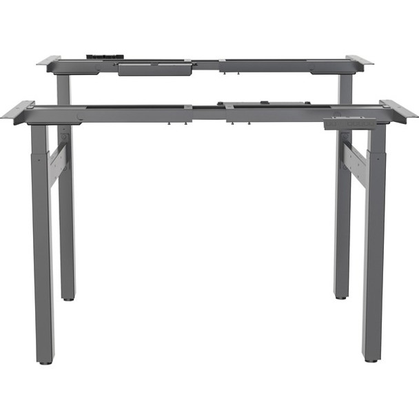 Lorell Double Sit-Stand Base - 28.30" to 46" Adjustment - 71" Height x 42.50" Width x 22" Depth - Assembly Required - 1 Each