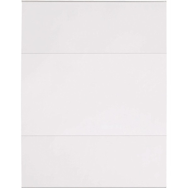 Lorell Acrylic Cubicle Frame - 1 Each - 8.50" Holding Width x 11" Holding Height - Rectangular Shape - Wall Mountable - Acrylic - Wall, File Cabinet, Locker, Cubicle - Clear