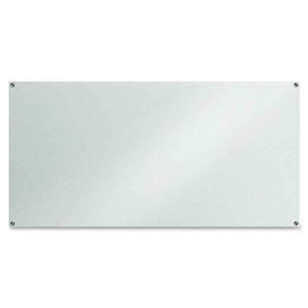 Lorell Dry-Erase Glass Board - 72" (6 ft) Width x 36" (3 ft) Height - Frost Glass Surface - Rectangle - Stain Resistant, Ghost Resistant - Assembly Required - 1 Each
