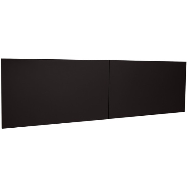 Lorell Door Kit - 60" Width - Lockable, Reinforced - Steel - Black