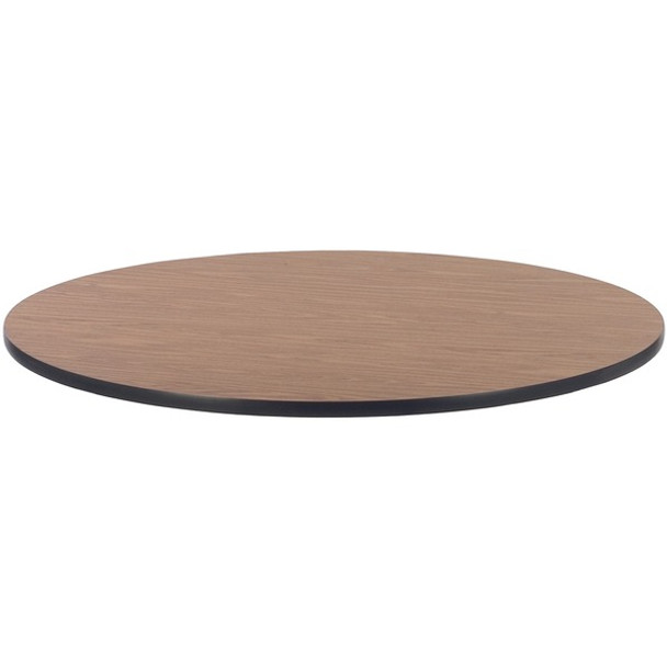 Lorell Medium Oak Laminate Round Activity Tabletop - For - Table TopHigh Pressure Laminate (HPL) Round, Medium Oak Top x 1.13" Table Top Thickness x 48" Table Top Diameter - Assembly Required - 1 Each