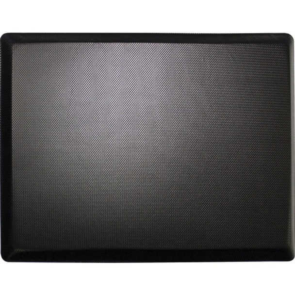 Lorell Energizing Sit/Stand Mat - Desk Protection - 20" Length x 30" Width x 0.75" Thickness - Rectangular - Memory Foam - Black - 1Each