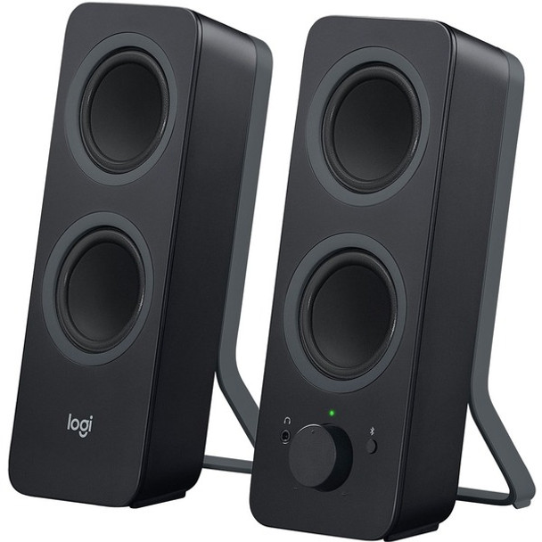 Logitech Z207 Bluetooth Speaker System - 5 W RMS - Black - 2 Pack