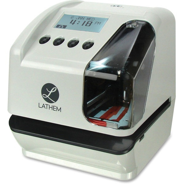 Lathem LT5 Electronic Time and Date Stamp - Card Punch/Stamp - Digital - Time, Date Record Time