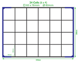 24 Segment Storage Box for Glasses