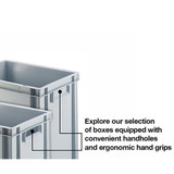 Euro Stacking Boxes with Handle Options