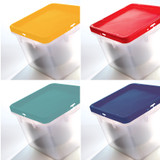 Heavy Duty Transparent Plate Box With Lid For Plates & Saucers