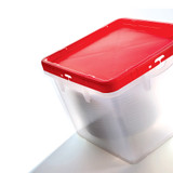 Click closed Box Lid  Red
