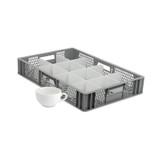 Wash and Store Crate for Tea Cups & Mugs 12 Cell