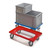 600x400mm Heavy Duty Euro Plastic Stacking Container Dolly