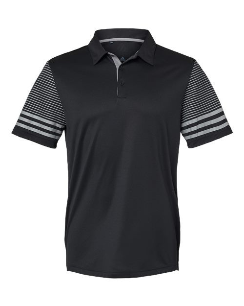 Striped Sleeve Polo A490