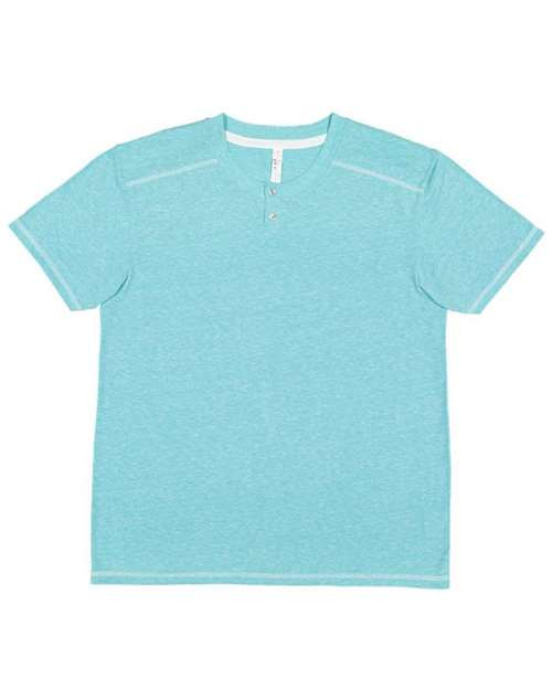 Harborside Mélange Jersey Henley 6992