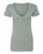 Women’s CVC Deep V-Neck T-Shirt 6640