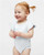 Infant Flutter Sleeve Baby Rib Bodysuit 4439