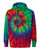 Multi-Color Spiral Tie-Dyed Hooded Sweatshirt 854MS