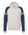 Nublend® Varsity Colorblocked Raglan Hooded Sweatshirt 97CR