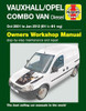 Vauxhall/Opel Combo Diesel Van Owners Workshop Manual 2001-2012