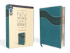 NIV, Premium Gift Bible, Leathersoft, Teal, Red Letter Edition, Comfort Print: The Perfect Bible for Any Gift-Giving Occasion