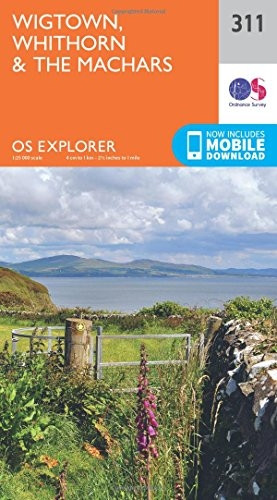 OS Explorer Map (311) Wigtown, Whithorn and the Machars