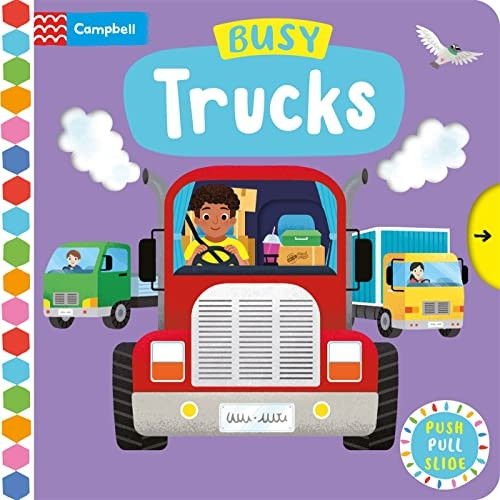 Busy Trucks (Campbell Busy Books) [Board book]