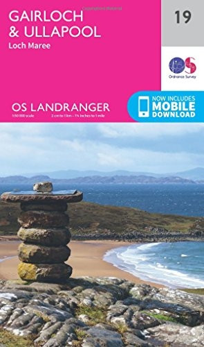 Landranger (19) Gairloch & Ullapool, Loch Maree (OS Landranger Map)