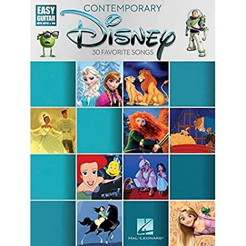 Contemporary Disney: Easy Guitar with Tab