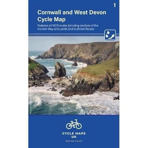 Cornwall & West Devon Cycle Map 1 (Cycle Maps UK)