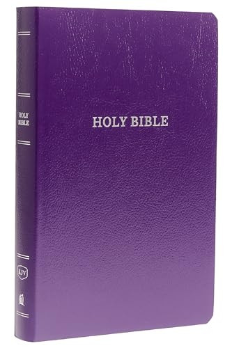KJV, Gift and Award Bible,Imitation Leather, Purple, RedLetter Edition