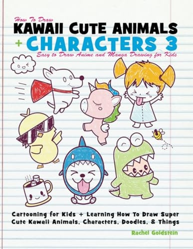 How to Draw Kawaii Cute Animals + Characters 3