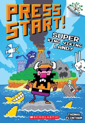 Super King Viking Land!: A Branches Book (Press Start! #13) (Press Start!)
