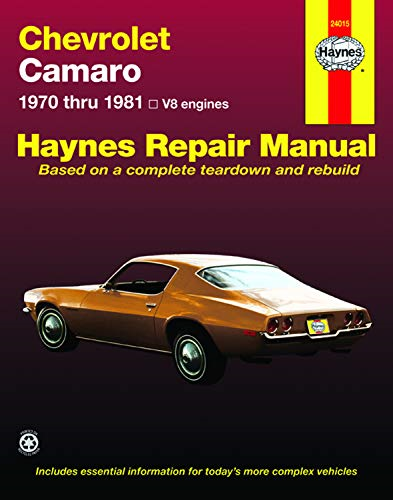 Chevrolet Camaro V-8, 1970-81 Owner's Workshop Manual (Owners Workshop Manual)