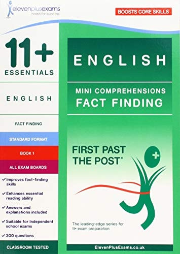 11+ Essentials English: Mini-Comprehensions Fact-Finding Book 1