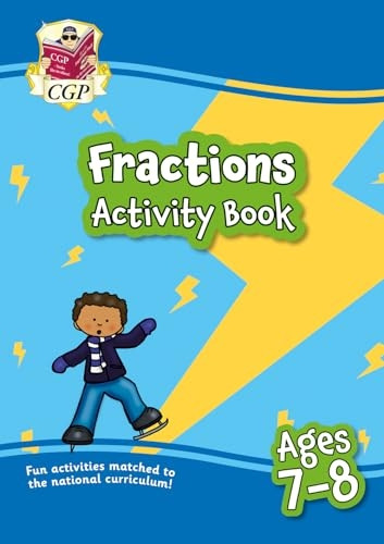 New Fractions Maths Activity Book for Ages 7-8: perfect for home learning