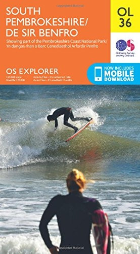 OS Explorer OL36 South Pembrokeshire (OS Explorer Map)