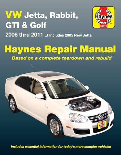 VW Jetta, Rabbit, GTI & Golf: 2006 Thru 2011 - Includes 2005 New Jetta