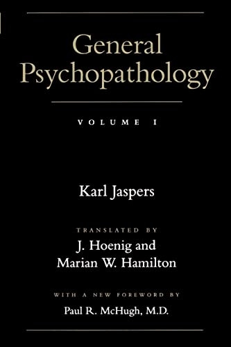 General Psychopathology: Volume 1