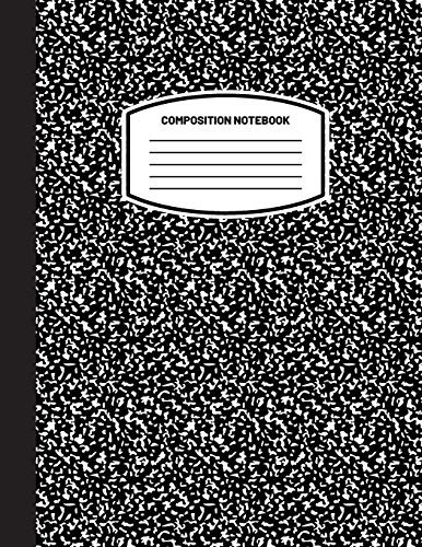 Classic Composition Notebook: (8.5x11) Wide Ruled Lined Paper Notebook Journal (Black) (Notebook for Kids, Teens, Students, Adults) Back to School and Writing Notes