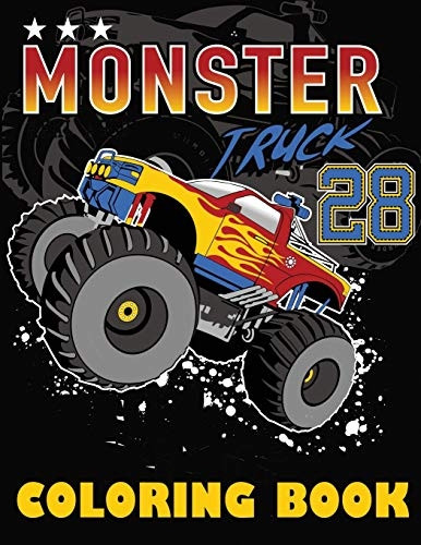 Monster Truck Coloring  - Book: Big Coloring Book  - for Boys and Girls