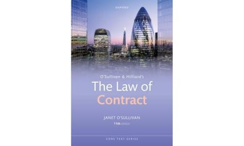 Osullivan & Hilliards the Law of Contract 11E Paperback