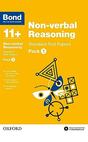 Bond 11+: Non-verbal Reasoning: Standard Test Papers: Pack 1