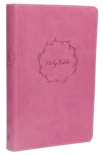 KJV, Deluxe Gift Bible, Imitation Leather, Pink, Red Letter Edition, Comfort Print