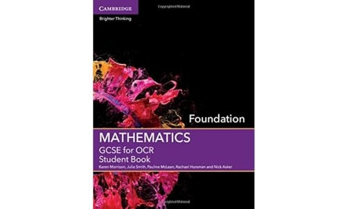 GCSE Mathematics for OCR Foundation Student Book (GCSE Mathematics OCR)